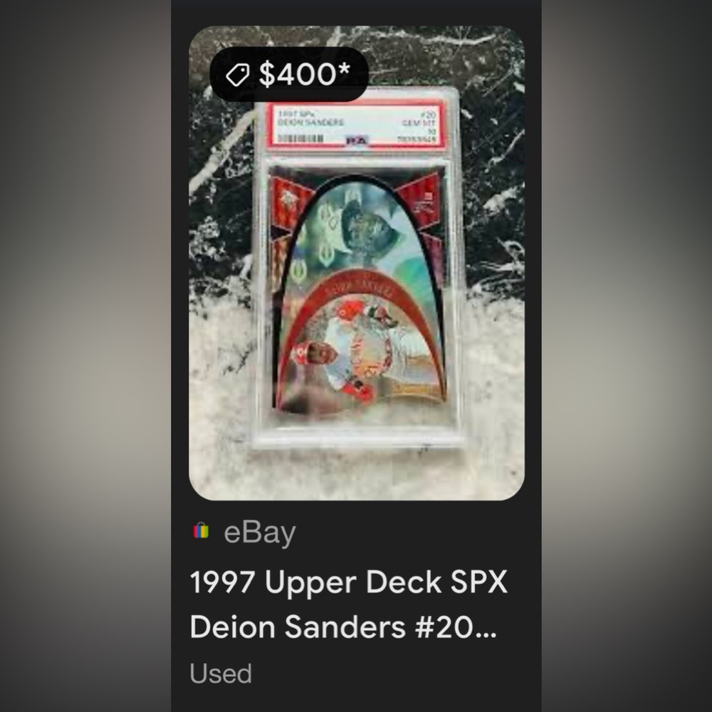 Deion Sanders rare card